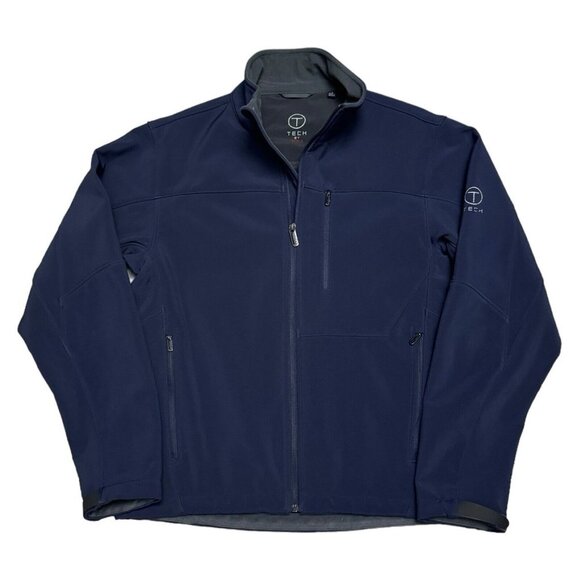 Tumi Tech Windbreaker Shell Luxury Designer Light Spring Fall Jacket Mens Small - Picture 1 of 4